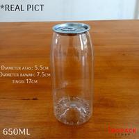 Gambar Botol Plastik | POP can | PET Can 650ml Kaleng Minuman Soda Coffee Beer Food Grade (100Pcs) dari Annapurna Utensils undefined 5 Tokopedia