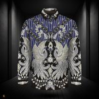 Gambar kain batik tulis pola kemeja pria bahan katun/no.107 dari maisyabatik undefined 3 Tokopedia