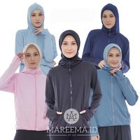 Gambar Jaket Olahraga Wanita Hoodie Anti UV Menyerap Ketingat Outdoor Cepat Kerimg - Hitam, M dari Mareema undefined 1 Tokopedia