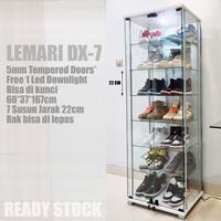 Gambar Lemari Rak Kaca Etalase Pajangan Display Cabinet Pajang Koleksi Action Figure Tas Sneaker Boneka Parfum Mainan Brick Lepin Lego Gundam Gunpla Bandai Robot Model Kit Mokit ZD Hot Toys Shf Mezco ML Diecast Transformers Box Hias Minimalis 2 Pintu - 3 Rak Putih dari ishopedia undefined 4 Tokopedia