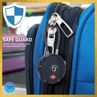 Gambar Gembok Laci Koper Tas Kabin Pesawat Bagasi Bandara Internasional Standar TSA Anti Bobol Petugas Desain Kombinasi Angka Material Zinc Alloy YiF 3 Digit Password TSA Lock Suitcase Luggage Diameter : 4,2Cm PjgTali : 4,1Cm Tebal : 1,5Cm - Hitam dari GoFashionBeauty undefined 4 Tokopedia