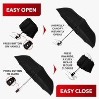 Gambar Repel Umbrella Windproof Travel Umbrellas for Rain Portable Payung Lipat - Blue Sky dari Qualitips undefined 4 Tokopedia