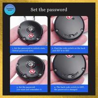 Gambar Gembok Laci Koper Tas Kabin Pesawat Bagasi Bandara Internasional Standar TSA Anti Bobol Petugas Desain Kombinasi Angka Material Zinc Alloy YiF 3 Digit Password TSA Lock Suitcase Luggage Diameter : 4,2Cm PjgTali : 4,1Cm Tebal : 1,5Cm - Hitam dari GoFashionBeauty undefined 5 Tokopedia