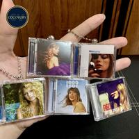 Gambar Taylor Swift Mini CD Album Keychain NFC Gantungan Kunci Ganci Keyring dengan Fungsi Streaming Otomatis di Spotify & Apple Music The Life of A Showgirl - Taylor Swift dari Cocovory undefined 3 Tokopedia