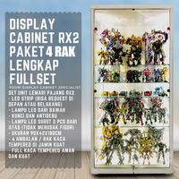 Gambar Set Lengkap Display Cabinet RX2 Lemari Pajangan Statue Figure Hot Toys - Hitam dari ishopedia undefined 2 Tokopedia