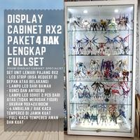 Gambar Set Lengkap Display Cabinet RX2 Lemari Pajangan Statue Figure Hot Toys - Hitam dari ishopedia undefined 1 Tokopedia
