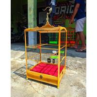 Gambar Sangkar Kenari Full Jati No.2 Ruji Fiber Finishing Clear Glass Sangkar Burung Harian Dan Lomba dari nanostotes undefined 2 Tokopedia