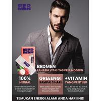 Gambar BEDMEN - Bubuk Minuman Suplemen Penambah Stamina & Vitalitas Pria Dewasa Rasa Leci - 1 Pack isi 3 Sachet dari GUNDALA STOREES undefined 3 Tokopedia