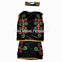 Gambar [READY] BAJU PAKAIAN ADAT DAERAH DAYAK KALIMANTAN ANAK CEWEK PEREMPUAN TK - Merah dari Abadi Surya Karya undefined 2 Tokopedia