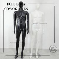 Gambar Patung Manekin Full Body Cowok Plastik Warna Hitam Putih Bening Tanpa Wajah Manekin Pria Alien Display Baju - SET B - Putih Bening dari BANDAR GANTUNGAN undefined 3 Tokopedia