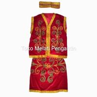 Gambar [READY] BAJU PAKAIAN ADAT DAERAH DAYAK KALIMANTAN ANAK CEWEK PEREMPUAN TK - Merah dari Abadi Surya Karya undefined 1 Tokopedia