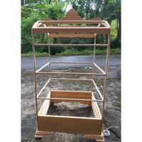 Gambar Sangkar kosan/bp ambrukan ukuran 40cmx40cm - kerangka dari nanostotes undefined 4 Tokopedia
