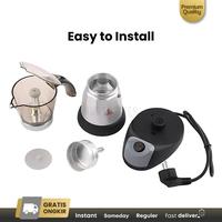 Gambar [BEST QUALITY] MOKA POT ELEKTRIK KOPI ESPRESSO COFFEE MAKER ELECTRIC MOKAPOT - 3 cups - 150ml dari Karya Gemilang Bahagia undefined 5 Tokopedia