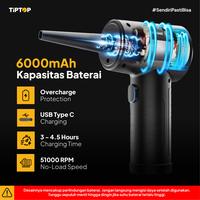 Gambar TIP TOP Cordless Air Duster Blower / Pembersih Debu Komputer PC Laptop BAD-120 dari Tip Top Tools Official Store undefined 3 Tokopedia