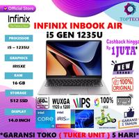 Gambar Laptop infinix inbook Air Core i5 1235U 16GB 512GB 14.0WUXGA IPS 100%sRGB W11 - NON BUNDLING, Windows 11 Home dari Top Tech Comp undefined 1 Tokopedia