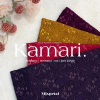 Gambar Terpal KAIN KEBAYA SEMI ITALY KATUN METALIC KAMARI - Red dari CAPRICORN ST undefined 2 Tokopedia