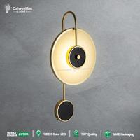 Gambar CahayaMasLights LUNA | Lampu Hias Dinding Indoor Kamar / Bedside / Ruang Tamu / Dll - Minimalist Modern Kontemporer Mewah 3 Color LED FULLSET dari Cahaya Mas Lights undefined 1 Tokopedia