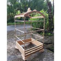 Gambar Sangkar kosan/bp ambrukan ukuran 40cmx40cm - kerangka dari nanostotes undefined 2 Tokopedia