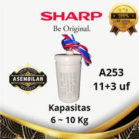 Gambar kapasitor mesin cuci 2 tabung sharp original 100% SOFO A253/A252 - A252 dari asembilanproshop undefined 2 Tokopedia