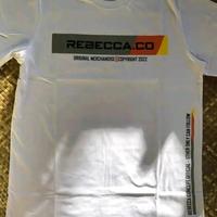 Gambar ( COD) Kaos Rebecca. co ori bahan katun 24s premium tebal adem - Putih, XXL dari KAOS TRUK MBOIS undefined 3 Tokopedia