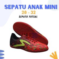 Gambar Sepatu Bola Futsal Anak Mini Size 28 29 30 31 32 Sale Termurah Berkualitas - Bmini OrtsHitam, 31 dari riskiStore1122 undefined 5 Tokopedia