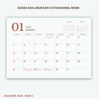 Gambar Kalender Meja 2026 Basics Horizontal Aesthetic Premium - 2025 dari Soyami Stuff undefined 1 Tokopedia