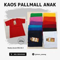 Gambar kaos polos lengan pendek anak pallmall SSS SS S Putih Hitam Merah Biru - SSS, navy dari Moro seneng bratang undefined 1 Tokopedia