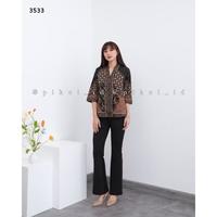 Gambar Baju Batik Modern Wanita / Batik Lengan Panjang / Batik Kantor / kerja dari Pikoiid undefined 4 Tokopedia