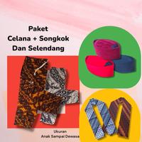 Gambar Celana Batik Betawi Boim Dapat Selendang dan Songkok Hitam Anak dan Dewa Termurah - PAKET PUTIH, 2 dari TADJWA undefined 2 Tokopedia
