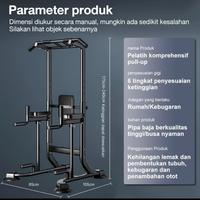 Gambar Multi-Function Adjustable Chin Up Bar Power tower Pull up Indoor alat olahraga rumahan tiang pull up portabel alat latih otot latihan otot di rumah dari LAA TAHZAN STORE JKT undefined 4 Tokopedia