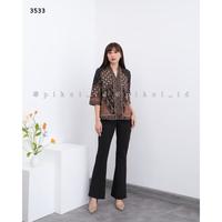 Gambar Baju Batik Modern Wanita / Batik Lengan Panjang / Batik Kantor / kerja dari Pikoiid undefined 5 Tokopedia
