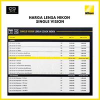 Gambar Lensa Kacamata Nikon Single Vision Aspheris RX SV AS Index 1.74 Clear Original - SC Next dari Guta Gudang Kacamata undefined 4 Tokopedia