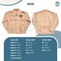 Gambar Baju Seragam Pramuka Perempuan Dengan Tali Pinggang Lengan Panjang Sd Smp Sma Adem Nyaman Tidak Tembus Ukuran 7 Sd 22 - Atas non Tali, 7/8 dari Istana Seragam undefined 5 Tokopedia
