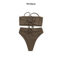 Gambar BLUE LINE.CO Swimwear | Georgia Bikini Set - Choco, S dari BLUE LINE.CO Official Store undefined 2 Tokopedia