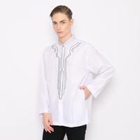 Gambar SHOHIB Baju Koko Lengan Panjang YAZID - PUTIH 02, M dari BAJU KOKO MURAH TOKO undefined 3 Tokopedia