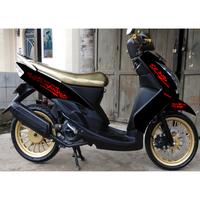 Gambar CUTTING STICKER/STRIPING YAMAHA MIO SOUL || YAMAHA MIO SOUL STRIPING VARIASI - Putih dari Helmi Sticker undefined 4 Tokopedia