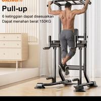 Gambar Multi-Function Adjustable Chin Up Bar Power tower Pull up Indoor alat olahraga rumahan tiang pull up portabel alat latih otot latihan otot di rumah dari LAA TAHZAN STORE JKT undefined 1 Tokopedia