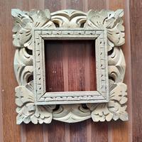 Gambar Bingkai ukir Bali kayu Vintage buatanTangan kusam 20X19cm Harga Satuan dari Ceria Chantika undefined 2 Tokopedia