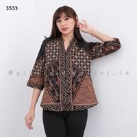 Gambar Baju Batik Modern Wanita / Batik Lengan Panjang / Batik Kantor / kerja dari Pikoiid undefined 1 Tokopedia