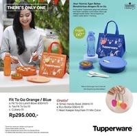 Gambar Tempat makan 4 sekat Lunch Set Tupperware Fit To Go - Orange dari Tokoantum undefined 1 Tokopedia