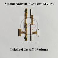 Gambar Fleksibel On Off & Volume Xiaomi Note 10 5G & Poco phone M3 Pro (Flexible o/f+vol) dari Mulia Ponsel Part undefined 1 Tokopedia
