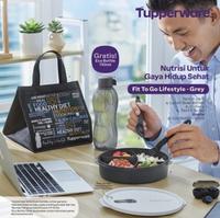 Gambar Tempat makan 4 sekat Lunch Set Tupperware Fit To Go - Orange dari Tokoantum undefined 5 Tokopedia
