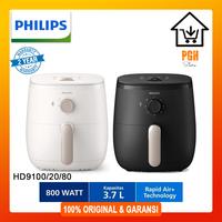 Gambar (HARGA PROMO) Philips Air Fryer Analog Low Watt Multifungsi HD9100 HD 9100 3.7 Liter - Putih dari PGH Store ID undefined 1 Tokopedia