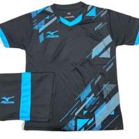 Gambar Jersey Baju olahraga SETELAN bola baju sepak baju FUTSAL anak -anak - hitam Lis biru, M dari alif sport 755 undefined 1 Tokopedia