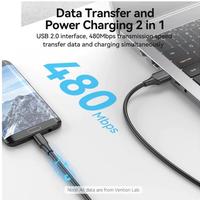 Gambar Vention Kabel Data Cable USB A Male to Micro USB B Male Android Fast Charging Panjang 2 Meter - Hitam, 1 Meter dari Bima Accessories undefined 4 Tokopedia