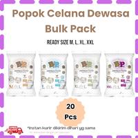 Gambar BP ISI 20pcs Popok Celana Dewasa Sekali Pakai Adult Diapers Murah Ukuran M L XL XXL Model Celana Berbahan Katun Lembut & Halus Sirkulasi Udara Tinggi Serap Tinggi - M dari Shop At Marbel undefined 1 Tokopedia
