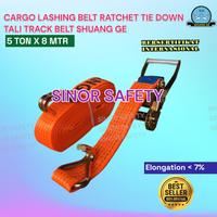 Gambar Ratchet Tie Down Tali Track Belt Pengikat Barang Cargo Lashing SHUANG GE 5 TON - 5 TON X 10 MTR dari SINOR SAFETY undefined 4 Tokopedia
