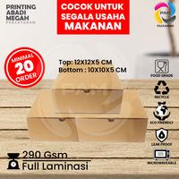 Gambar PAPER LUNCH BOX TAKOYAKI KOTAK MAKANAN BAHAN KRAFT 12X12 dari Pam Packaging undefined 3 Tokopedia