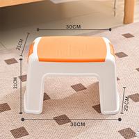 Gambar Kursi Plastik Jongkok Anak-Anak Dewasa / Bangku Pendek 36 x 23 x 21 cm – Anti‑Slip & Kuat PP Premium - Orange dari Comfort Homes88 undefined 3 Tokopedia