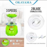 Gambar Blender Okayama 2in1 Blender Chopper Food Processor Okayama OK-372 dari bakulkenceng undefined 1 Tokopedia